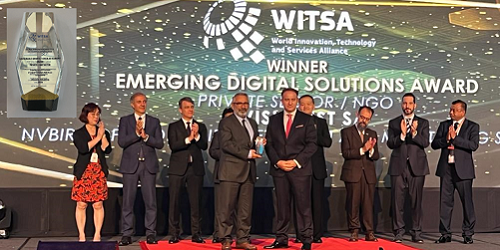 First prize for cosmoONE at the 2022 WITSA Global Innovation & Technology Excellence Awards